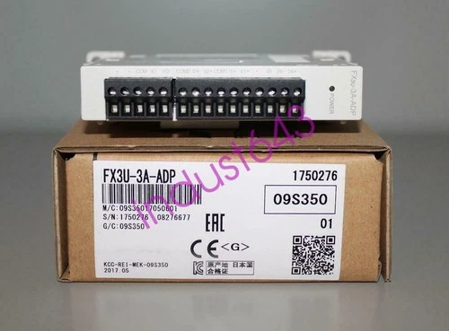 FX3U-3A-ADP NEW MITSUBISHI PLC PROGRAMMABLE CONTERLLER MODULE FX3U-3A-ADP