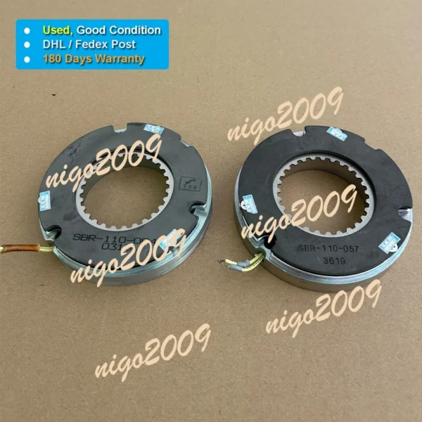 1+Used & 100% Tested Mitsubishi SBR-110-057 + SBR-110-004 Servo Motor Brake