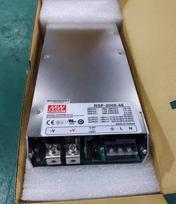 New Mean Well RSP-2000-48 AC/DC Output Regulated Switching Power Supply