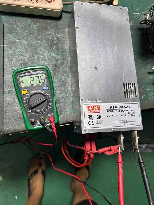 used MEAN WELL RSP-1500-27 Switching Power Supply