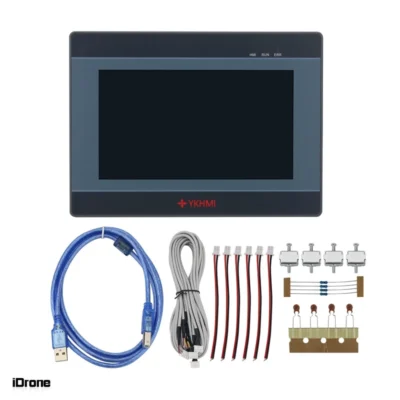 7" YKHMI MM-40MR-12MT-700-FX-C All in One PLC HMI Programmable Logic Controller